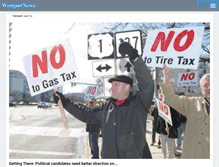 Tablet Screenshot of m.westport-news.com